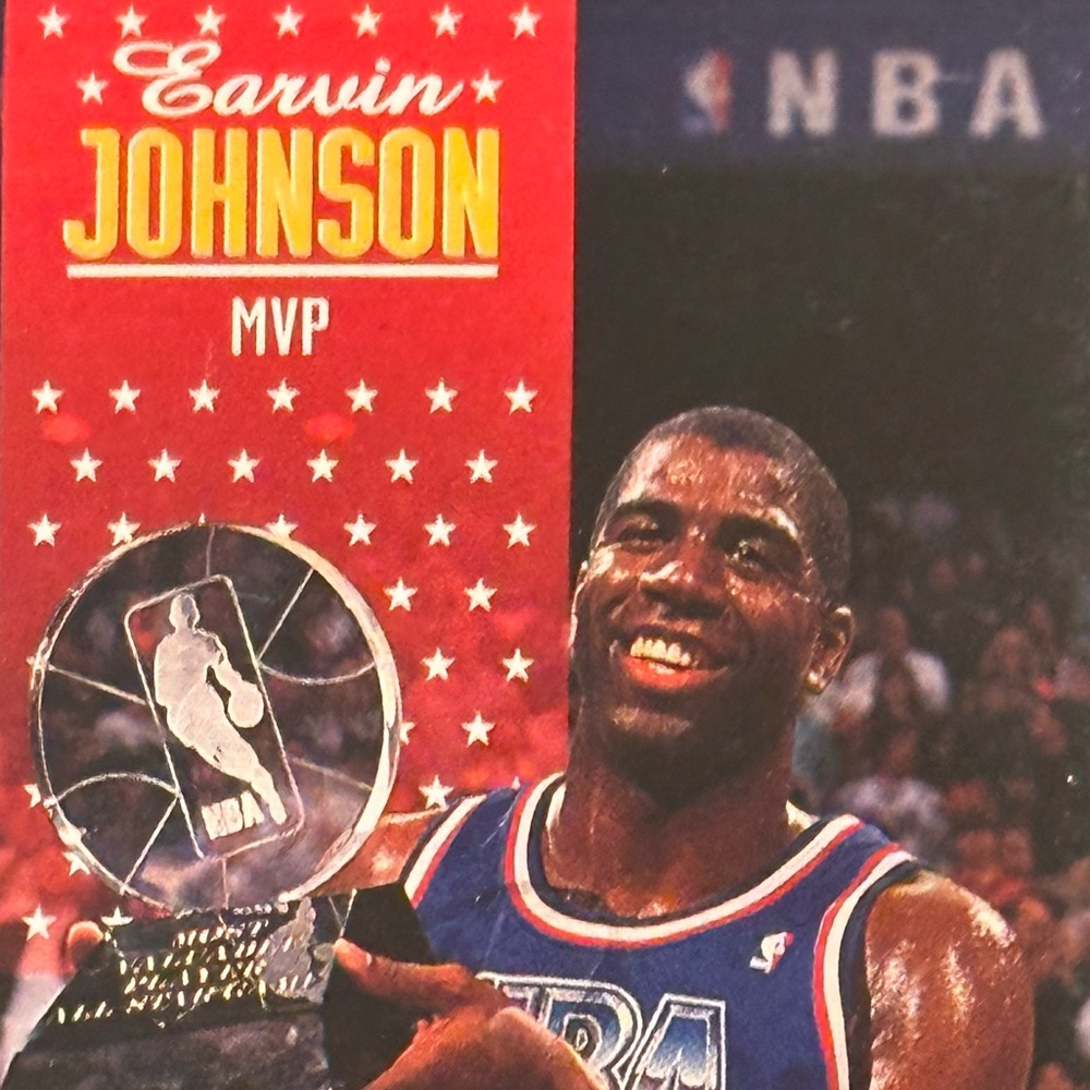Magic Johnson MVP NBA Card